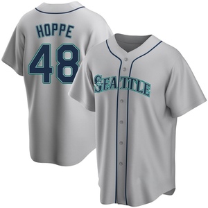 Men's Seattle Mariners Alex Hoppe Gray Road Jersey - Replica