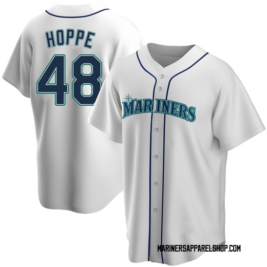 Men's Seattle Mariners Alex Hoppe White Home Jersey - Replica