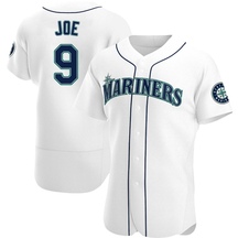 Men's Seattle Mariners Connor Joe White Home Jersey - Authentic