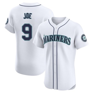 Men's Seattle Mariners Connor Joe White Home Jersey - Elite