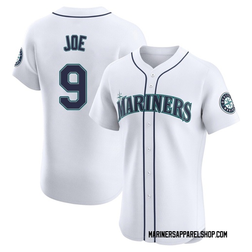 Men's Seattle Mariners Connor Joe White Home Jersey - Elite