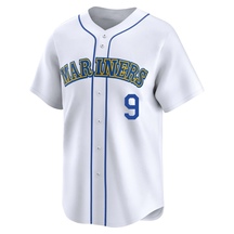Men's Seattle Mariners Connor Joe White Throwback Cooperstown Collection Jersey - Limited