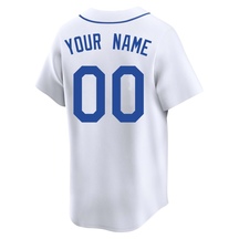 Men's Seattle Mariners Custom White Throwback Cooperstown Collection Jersey - Limited