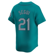 Men's Seattle Mariners David Segui Aqua Alternate Jersey - Limited
