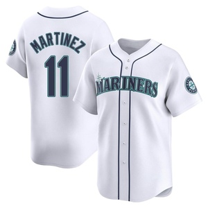 Men's Seattle Mariners Edgar Martinez White Home Jersey - Limited