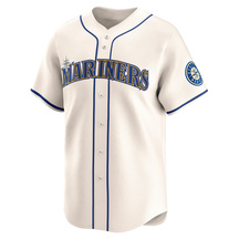 Men's Seattle Mariners Felix Hernandez Cream Alternate Jersey - Limited