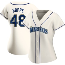 Women's Seattle Mariners Alex Hoppe Cream Alternate Jersey - Replica