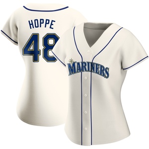 Women's Seattle Mariners Alex Hoppe Cream Alternate Jersey - Replica
