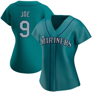 Women's Seattle Mariners Connor Joe Aqua Alternate Jersey - Authentic