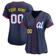 Women's Seattle Mariners Custom Navy American League 2025 All-Star Edition Jersey - Limited