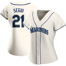 Women's Seattle Mariners David Segui Cream Alternate Jersey - Replica