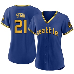 Women's Seattle Mariners David Segui Royal 2023 City Connect Jersey - Replica