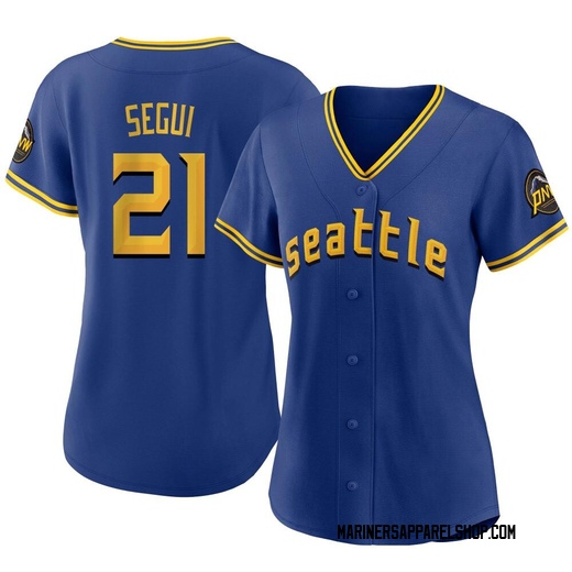 Women's Seattle Mariners David Segui Royal 2023 City Connect Jersey - Replica