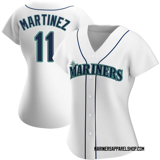 Women's Seattle Mariners Edgar Martinez White Home Jersey - Authentic