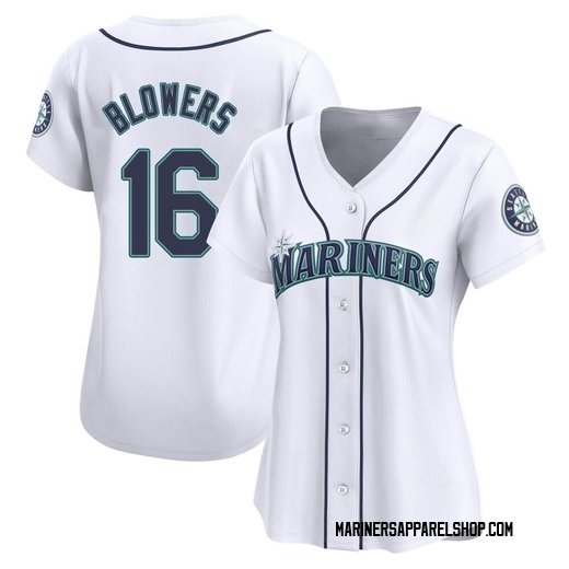 Women's Seattle Mariners Mike Blowers White Home Jersey - Limited