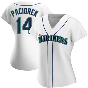 Women's Seattle Mariners Tom Paciorek White Home Jersey - Authentic