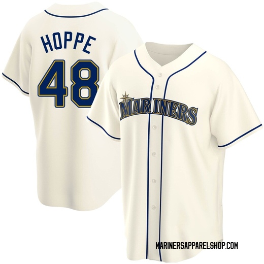 Youth Seattle Mariners Alex Hoppe Cream Alternate Jersey - Replica