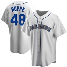 Youth Seattle Mariners Alex Hoppe White Home Cooperstown Collection Jersey - Replica