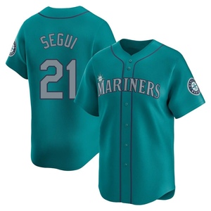 Youth Seattle Mariners David Segui Aqua Alternate Jersey - Limited