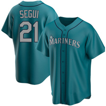 Youth Seattle Mariners David Segui Aqua Alternate Jersey - Replica