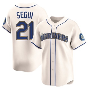 Youth Seattle Mariners David Segui Cream Alternate Jersey - Limited