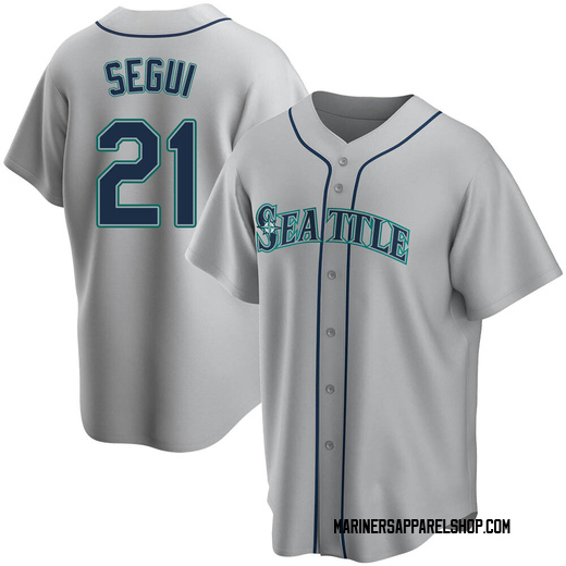 Youth Seattle Mariners David Segui Gray Road Jersey - Replica