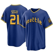 Youth Seattle Mariners David Segui Royal 2023 City Connect Jersey - Replica