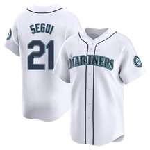 Youth Seattle Mariners David Segui White Home Jersey - Limited