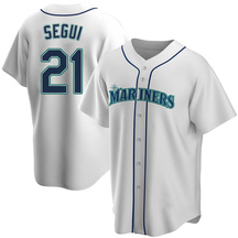 Youth Seattle Mariners David Segui White Home Jersey - Replica