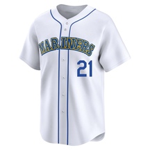Youth Seattle Mariners David Segui White Throwback Cooperstown Collection Jersey - Limited