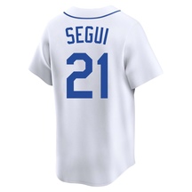 Youth Seattle Mariners David Segui White Throwback Cooperstown Collection Jersey - Limited
