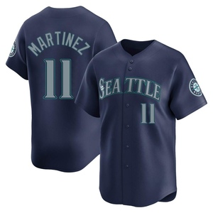 Youth Seattle Mariners Edgar Martinez Navy Road Jersey - Limited