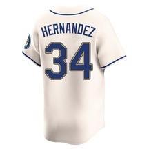 Youth Seattle Mariners Felix Hernandez Cream Alternate Jersey - Limited