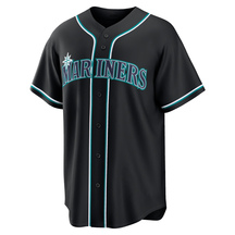 Youth Seattle Mariners Ichiro Suzuki Black Fashion Out Jersey - Replica
