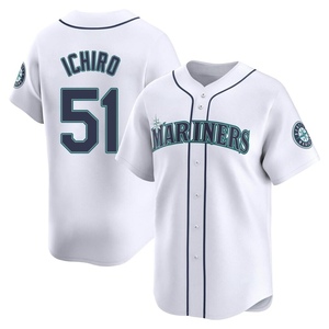 Youth Seattle Mariners Ichiro Suzuki White Home Jersey - Limited