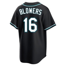 Youth Seattle Mariners Mike Blowers Black Fashion Out Jersey - Replica