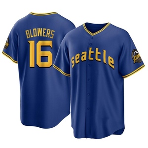Youth Seattle Mariners Mike Blowers Royal 2023 City Connect Jersey - Replica