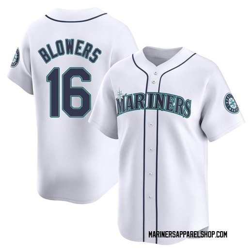 Youth Seattle Mariners Mike Blowers White Home Jersey - Limited