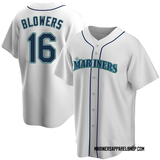 Youth Seattle Mariners Mike Blowers White Home Jersey - Replica