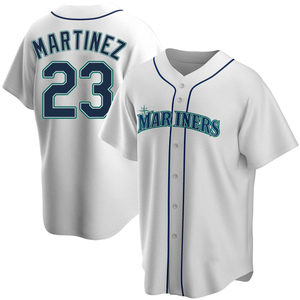 Youth Seattle Mariners Tino Martinez White Home Jersey - Replica